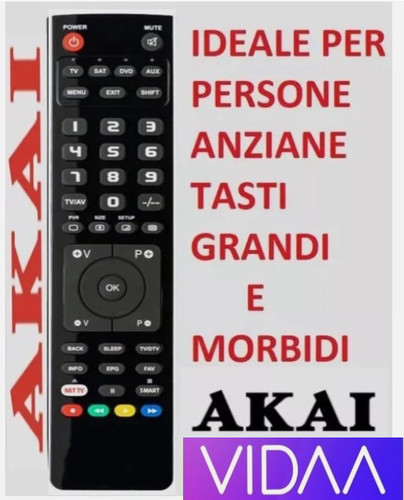 Telecomando universale akai - telecomando,