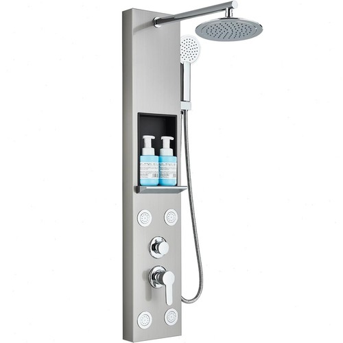 Pannello doccia acciaio inox
