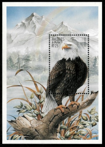Maldive 1997 eagles birds - eagles,