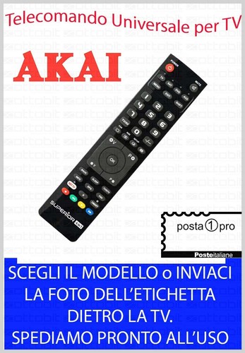Telecomando universale akai - tv,